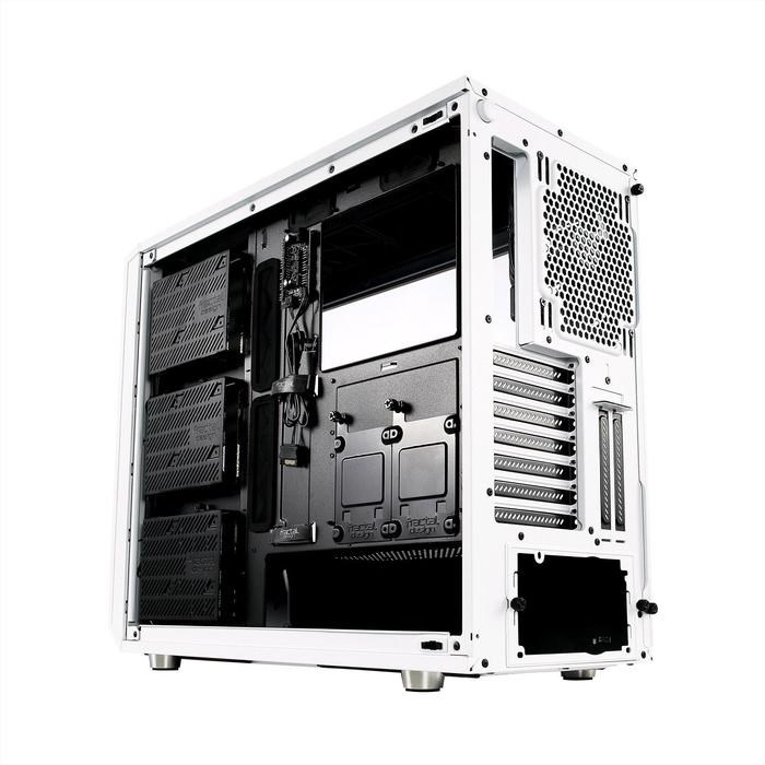 Корпус Fractal Design Meshify S2 White TG, без БП, E-ATX, Midi-Tower, белый - фото 51369305