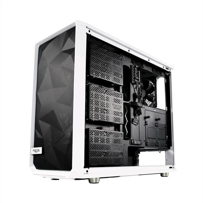 Корпус Fractal Design Meshify S2 White TG, без БП, E-ATX, Midi-Tower, белый - фото 51369307