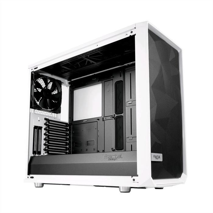 Корпус Fractal Design Meshify S2 White TG, без БП, E-ATX, Midi-Tower, белый - фото 51369309