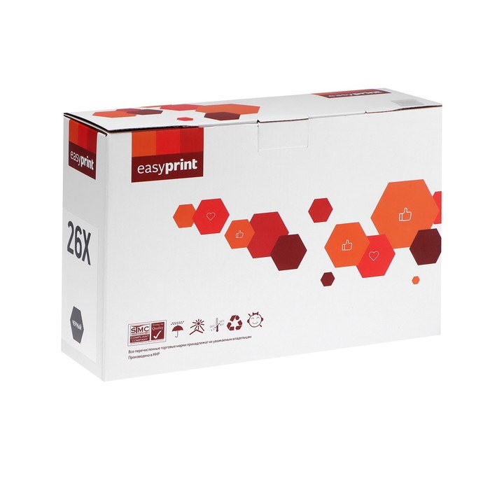 Картридж EasyPrint LH-CF226X U (CF226X/CF226A/Cartridge 052H/26X/226X/52H) для HP, черный - фото 51369517