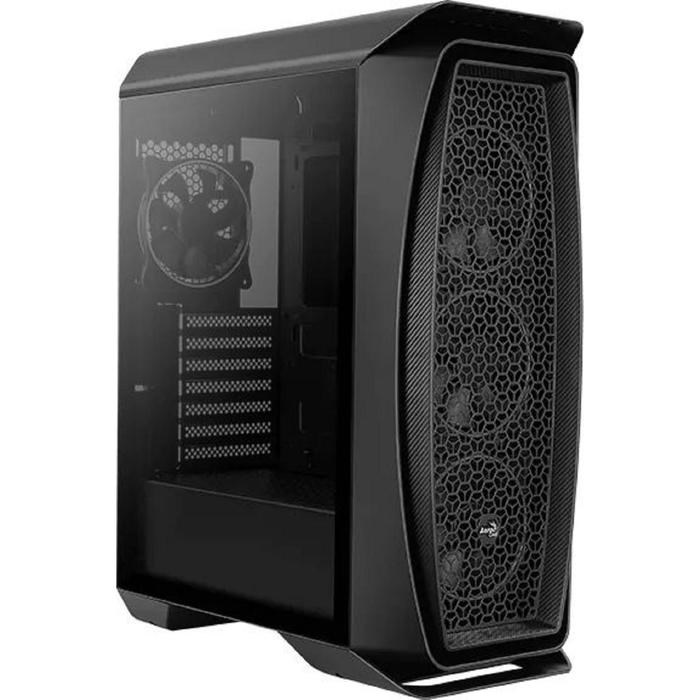 Корпус Aerocool Aero One Eclipse-G-BK-v1, без БП, ATX, Midi-Tower, черный - фото 51369551