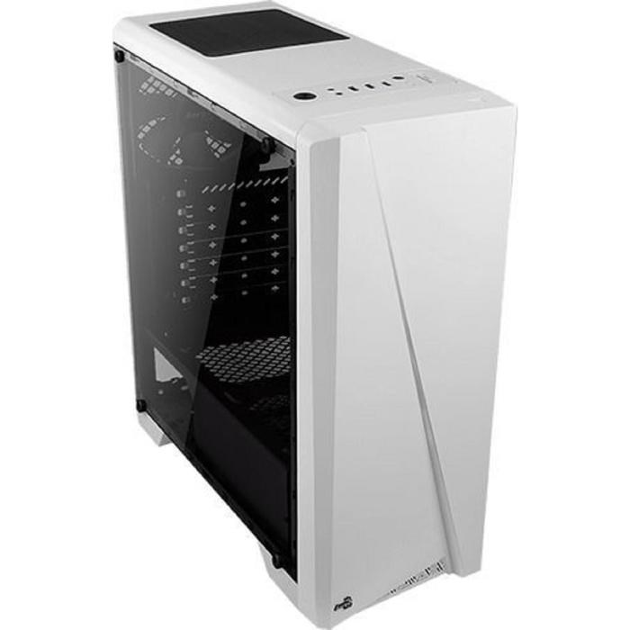 Корпус Aerocool Cylon, без БП, ATX, Midi-Tower, белый - фото 51369571