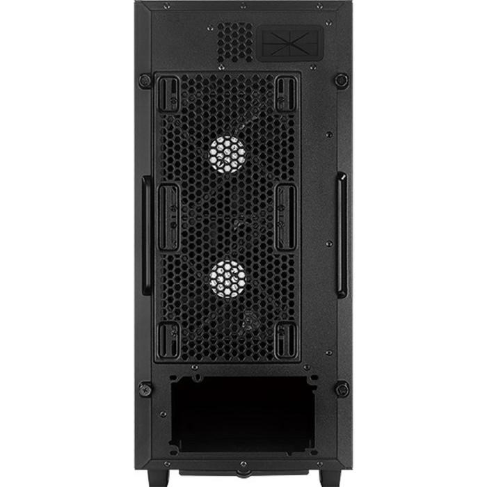 Корпус Aerocool Flo Saturn FRGB-G-BK-v1, без БП, ATX, Midi-Tower, черный - фото 51369585