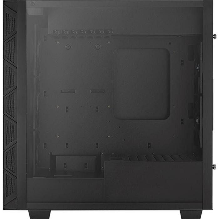 Корпус Aerocool Flo Saturn FRGB-G-BK-v1, без БП, ATX, Midi-Tower, черный - фото 51369587