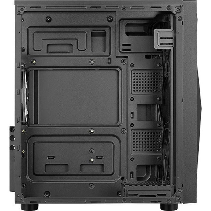 Корпус Aerocool Glider Cosmo-G-BK-v1, без БП, ATX, Midi-Tower, черный - фото 51369590