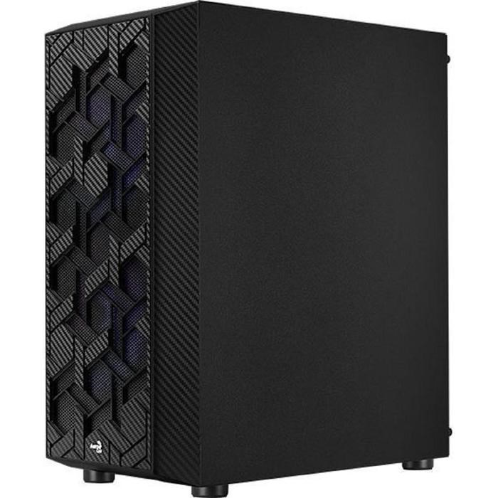 Корпус Aerocool Hive-G-BK-v2, без БП, ATX, Midi-Tower, черный - фото 51369601