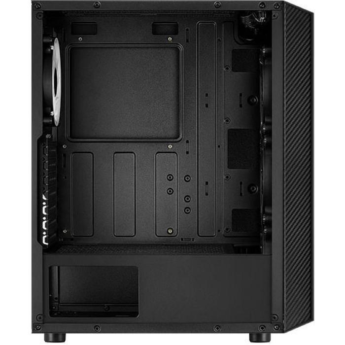 Корпус Aerocool Hive-G-BK-v2, без БП, ATX, Midi-Tower, черный - фото 51369607