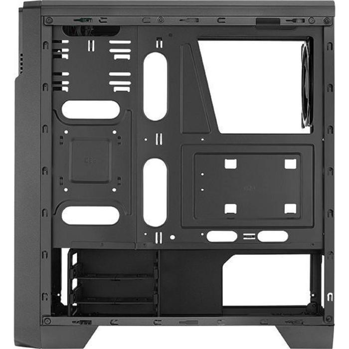 Корпус Aerocool Ore Saturn FRGB-G-BK-v1, без БП, ATX, Midi-Tower, черный - фото 51369624