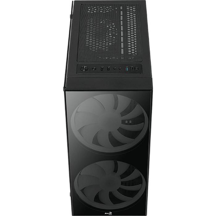 Корпус Aerocool Python-G-BK-v1, без БП, ATX, Midi-Tower, черный - фото 51369627