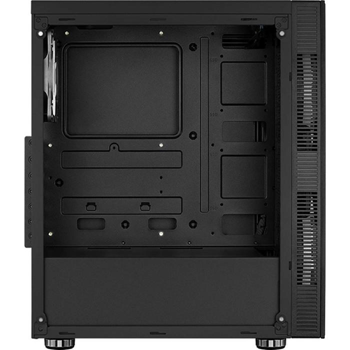 Корпус Aerocool Python-G-BK-v1, без БП, ATX, Midi-Tower, черный - фото 51369630