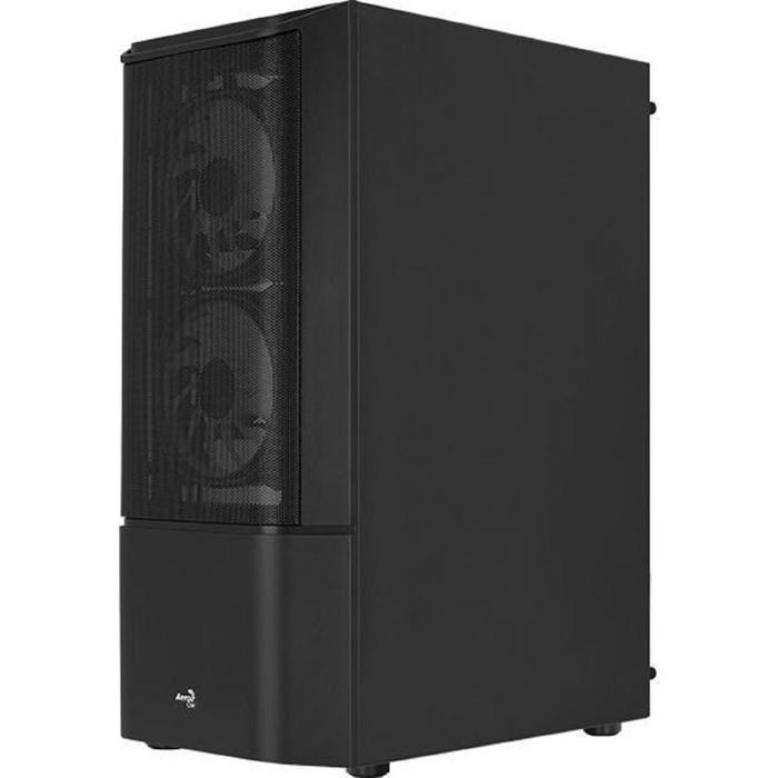 Корпус Aerocool Quantum Mesh-G-BK-v2, без БП, ATX, Midi-Tower, черный - фото 51369639