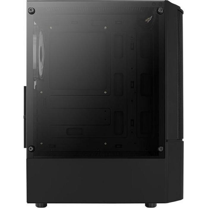 Корпус Aerocool Quantum Mesh-G-BK-v2, без БП, ATX, Midi-Tower, черный - фото 51369642