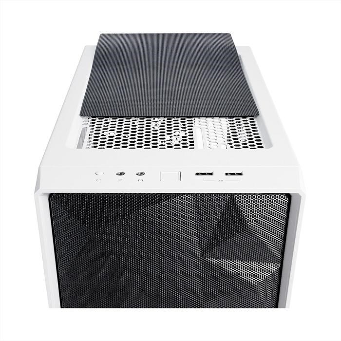 Корпус Fractal Design Meshify C TG, без БП, ATX, Midi-Tower, белый - фото 51369730