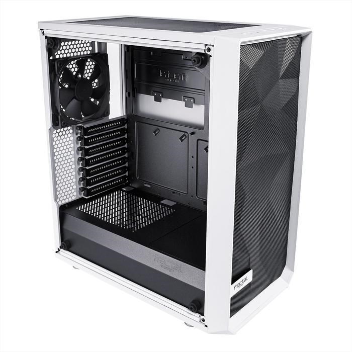 Корпус Fractal Design Meshify C TG, без БП, ATX, Midi-Tower, белый - фото 51369734