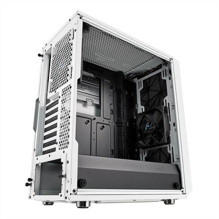 Корпус Fractal Design Meshify C TG, без БП, ATX, Midi-Tower, белый - фото 51369736