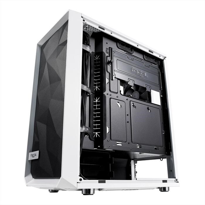 Корпус Fractal Design Meshify C TG, без БП, ATX, Midi-Tower, белый - фото 51369737