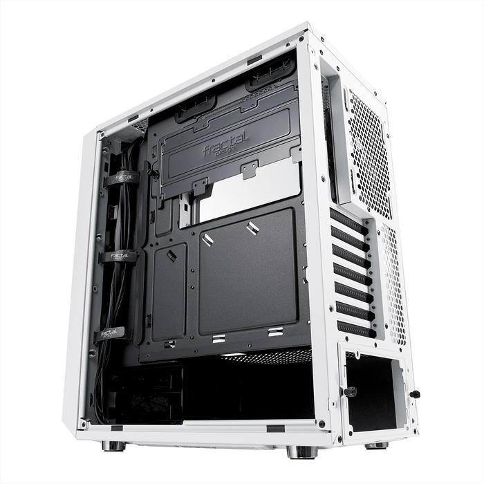 Корпус Fractal Design Meshify C TG, без БП, ATX, Midi-Tower, белый - фото 51369740