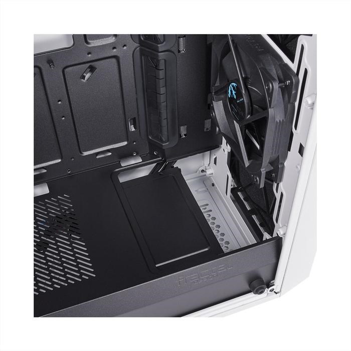 Корпус Fractal Design Meshify C TG, без БП, ATX, Midi-Tower, белый - фото 51369745