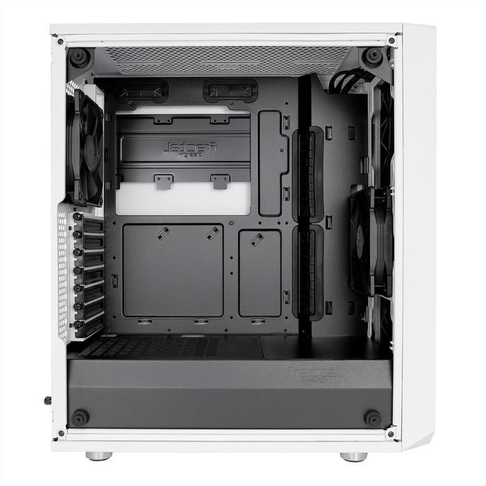 Корпус Fractal Design Meshify C TG, без БП, ATX, Midi-Tower, белый - фото 51369748