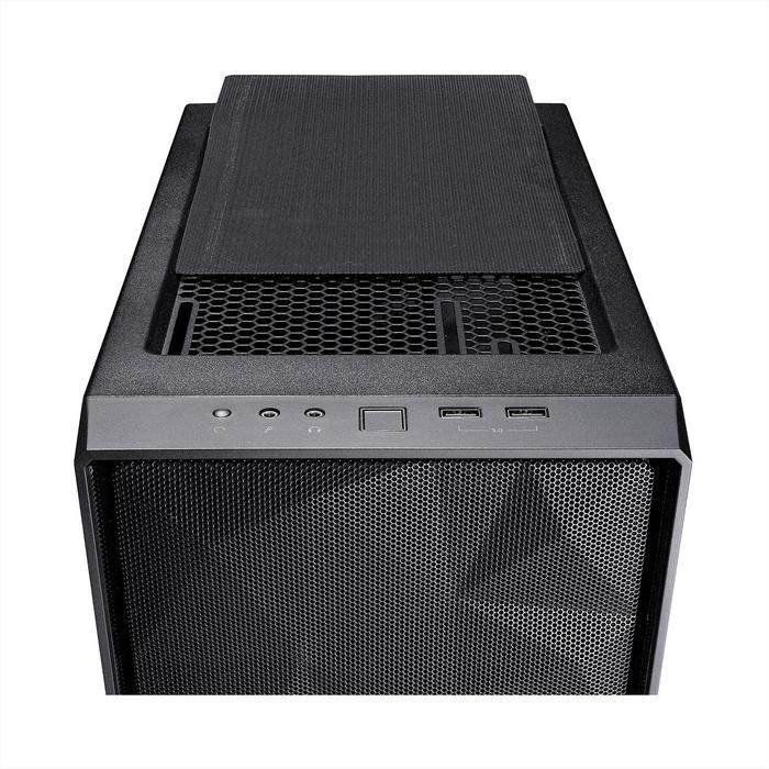 Корпус Fractal Design Meshify С Blackout TG Light, без БП, ATX, Midi-Tower, черный - фото 51369755