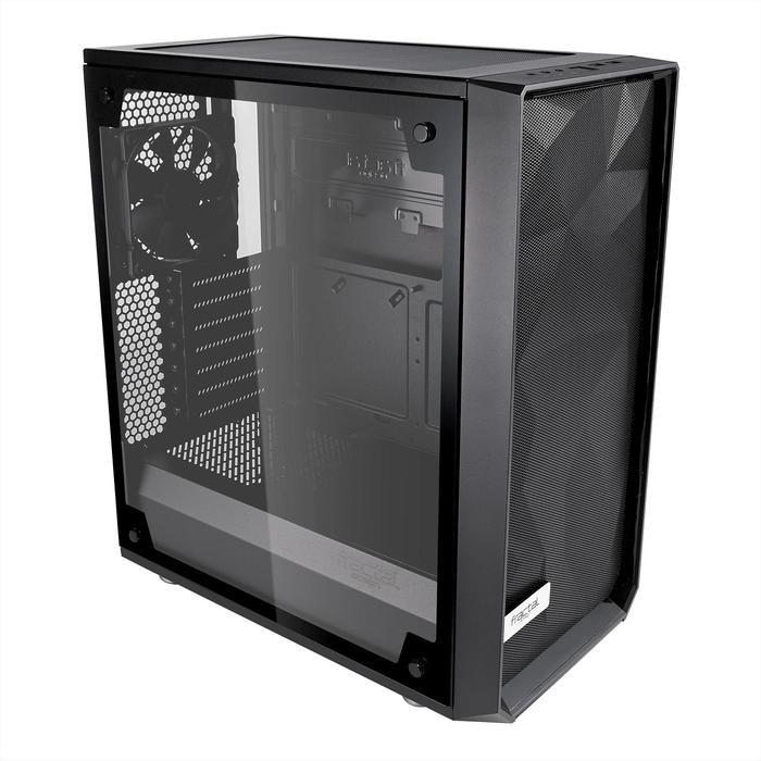 Корпус Fractal Design Meshify С Blackout TG Light, без БП, ATX, Midi-Tower, черный - фото 51369758