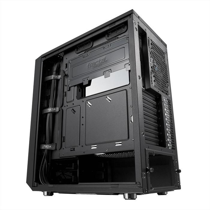 Корпус Fractal Design Meshify С Blackout TG Light, без БП, ATX, Midi-Tower, черный - фото 51369762