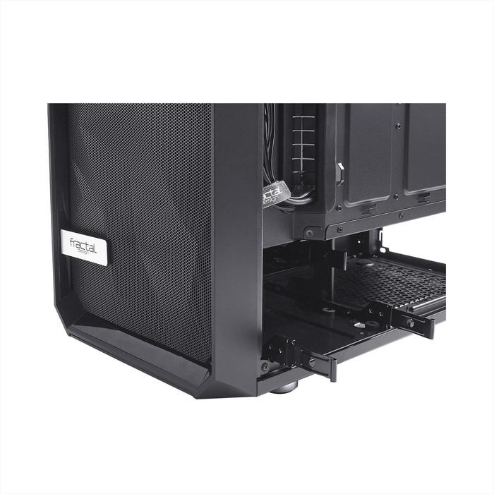 Корпус Fractal Design Meshify С Blackout TG Light, без БП, ATX, Midi-Tower, черный - фото 51369766