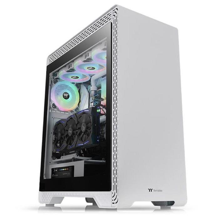 Корпус Thermaltake S500 TG, без БП, ATX, Midi-Tower, белый - фото 51369833