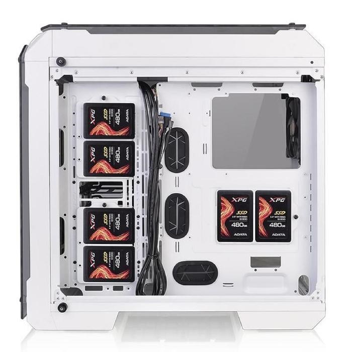 Корпус Thermaltake View 71 TG Snow, без БП, ATX, Midi-Tower, белый - фото 51369849