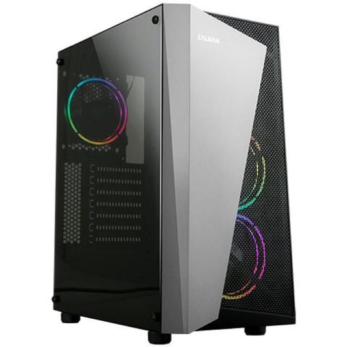 Корпус Zalman S4 Plus, без БП, ATX, Midi-Tower, черный - фото 51369855