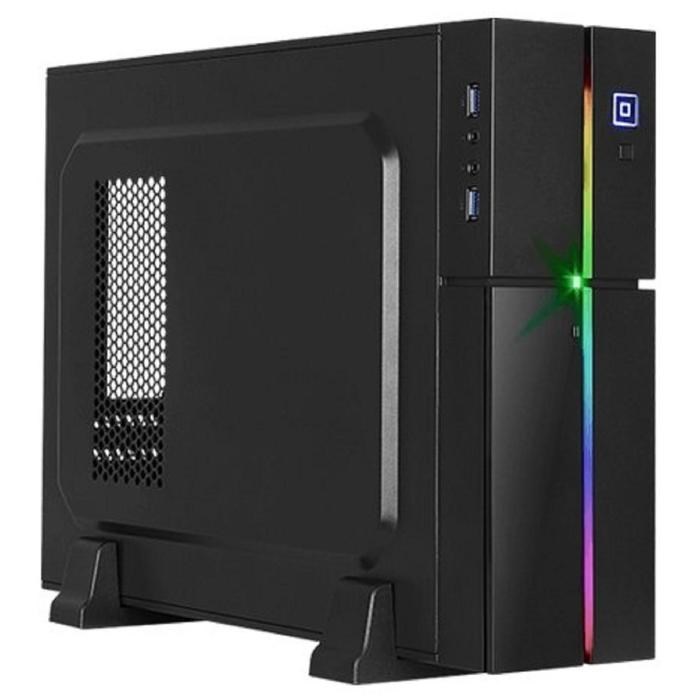 Корпус Aerocool Playa Slim, без БП, mATX, Mini-Tower, черный - фото 51369901