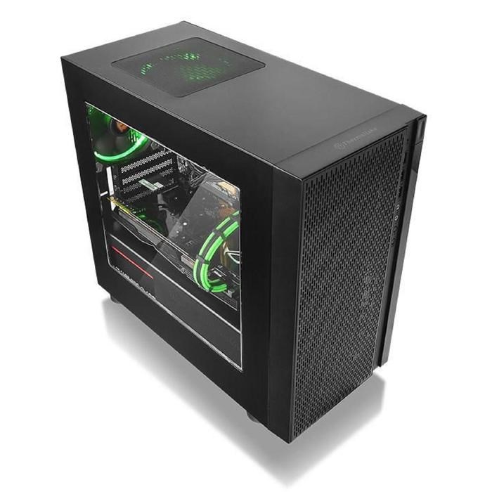 Корпус Thermaltake Versa H18 Window, без БП, mATX, Mini-Tower, черный - фото 51369930