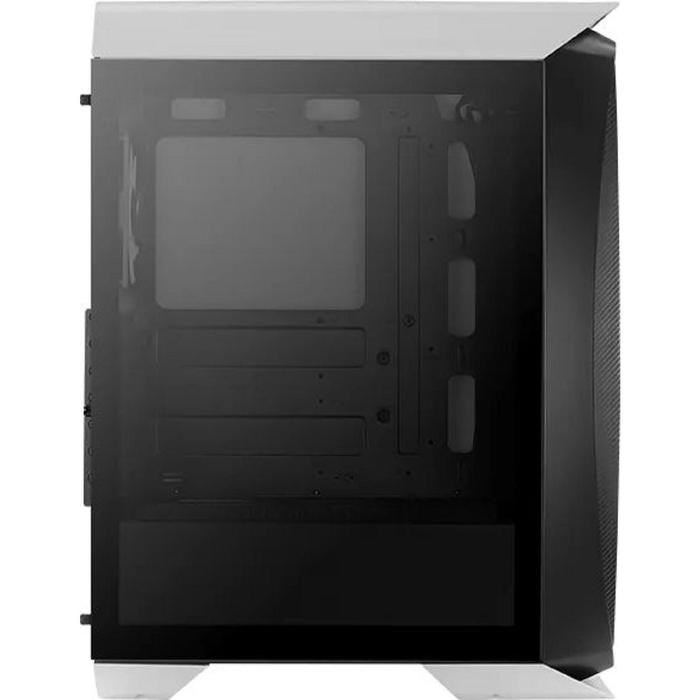 Корпус Aerocool Aero One Frost-G-WT-v1, без БП, ATX, Midi-Tower, черный, белый - фото 51369988