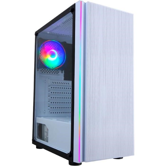 Корпус Formula CL-3302W RGB, без БП, ATX, Midi-Tower, белый - фото 51369989