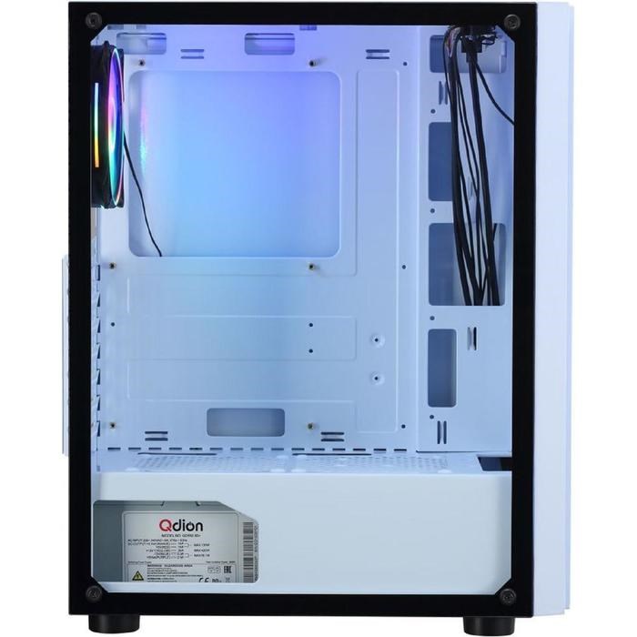 Корпус Formula CL-3302W RGB, без БП, ATX, Midi-Tower, белый - фото 51369994