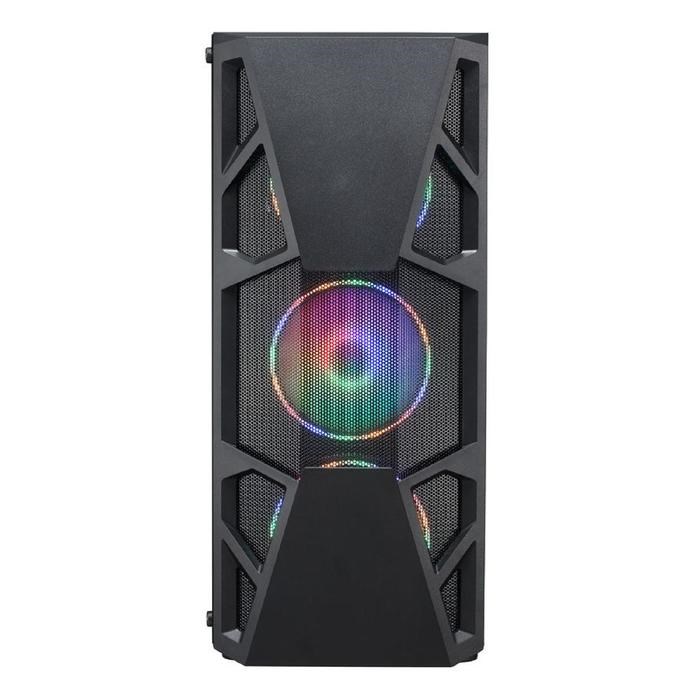 Корпус Formula CL-3303B RGB, без БП, ATX, Midi-Tower, черный - фото 51370002