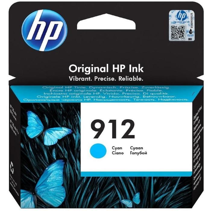 Картридж струйный HP 912 3YL77AE голубой для HP OfficeJet 801x/802x (315стр.) - фото 51370220