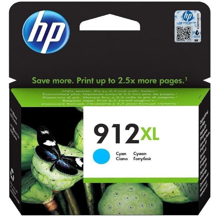 Картридж струйный HP 912XL 3YL81AE голубой для HP OfficeJet 801x/802x (825стр.) - фото 51370223