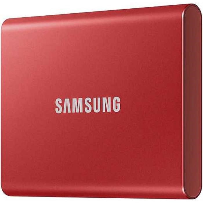 Накопитель SSD Samsung MU-PC500R/WW T7, 1.8", 500Гб, USB Type-C, красный - фото 51370599