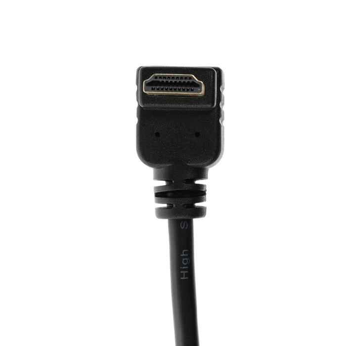 Кабель HDMI Cablexpert, HDMI(m)-HDMI(m), вер.1.4, 3 м, 19M/19M, угловой, черный - фото 51370675