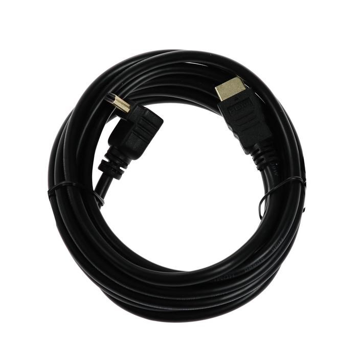 Кабель HDMI Cablexpert, HDMI(m)-HDMI(m), вер.1.4, 3 м, 19M/19M, угловой, черный - фото 51370676