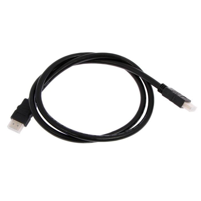 Кабель HDMI Windigo, HDMI(m)-HDMI(m), v 1.4, 1 м, позолоченные разъемы, 3D, 4K, черный - фото 51370789