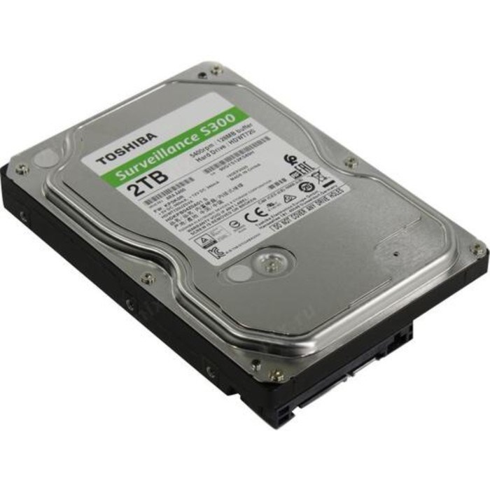 Жесткий диск Toshiba HDWT720UZSVA Surveillance S300, 2 Тб, SATA-III, 3.5" - фото 51371372