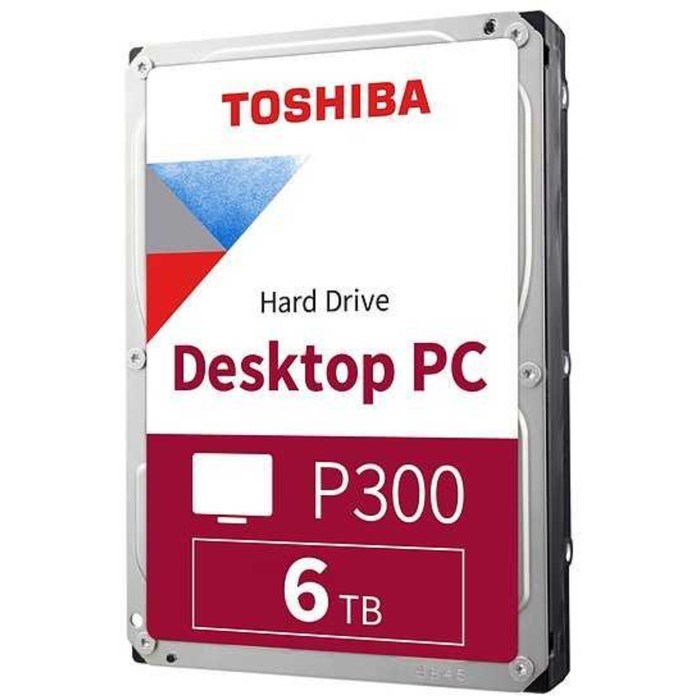 Жесткий диск Toshiba HDWD260UZSVA P300, 6 Тб, SATA-III, 3.5" - фото 51371381