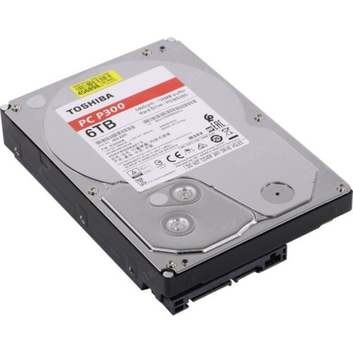 Жесткий диск Toshiba HDWD260UZSVA P300, 6 Тб, SATA-III, 3.5" - фото 51371382