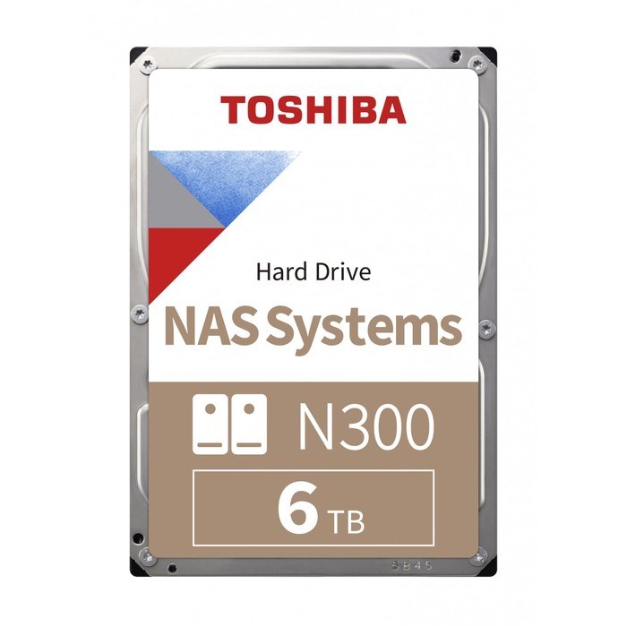 Жесткий диск Toshiba HDWG460UZSVA NAS N300, 6 Тб, SATA-III, 3.5" - фото 51371383