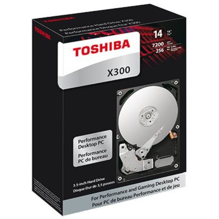 Жесткий диск Toshiba HDWR21CUZSVA X300, 12 Тб, SATA-III, 3.5" - фото 51371387