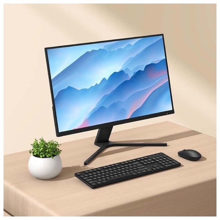 Монитор Xiaomi Mi Monitor (BHR4975EU), 27", IPS, 1920x1080, 75Гц, 6 мс, D-Sub, HDMI. чёрный - фото 51371509