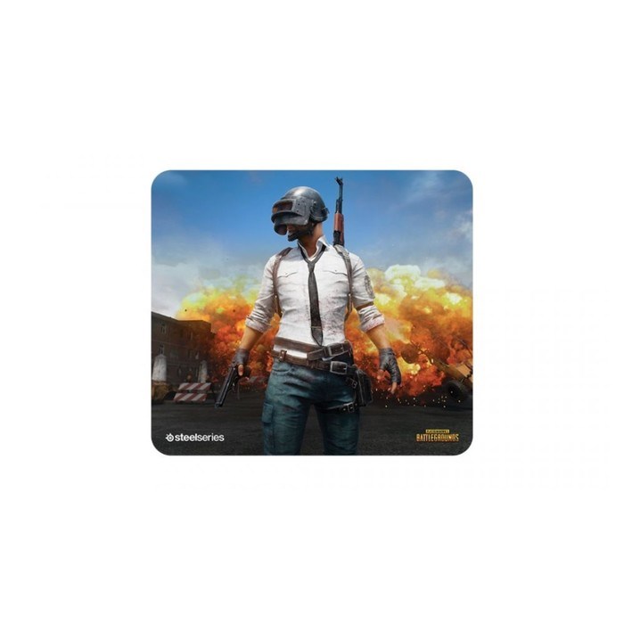 Коврик для мыши Steelseries QcK+ PUBG Erangel Edition, игровой, 450х400х2 мм - фото 51371531