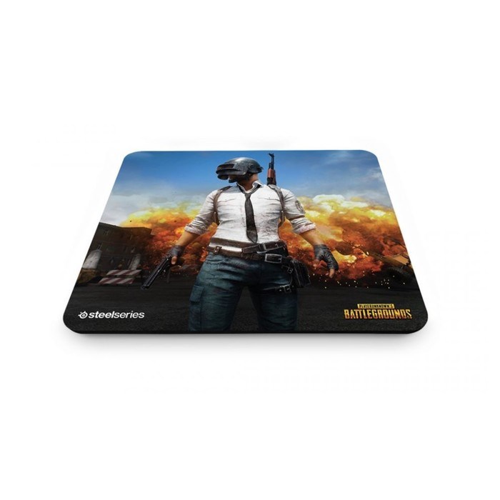 Коврик для мыши Steelseries QcK+ PUBG Erangel Edition, игровой, 450х400х2 мм - фото 51371532